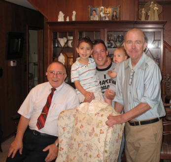 Uncle Tom, Great Grandad, and grandkids